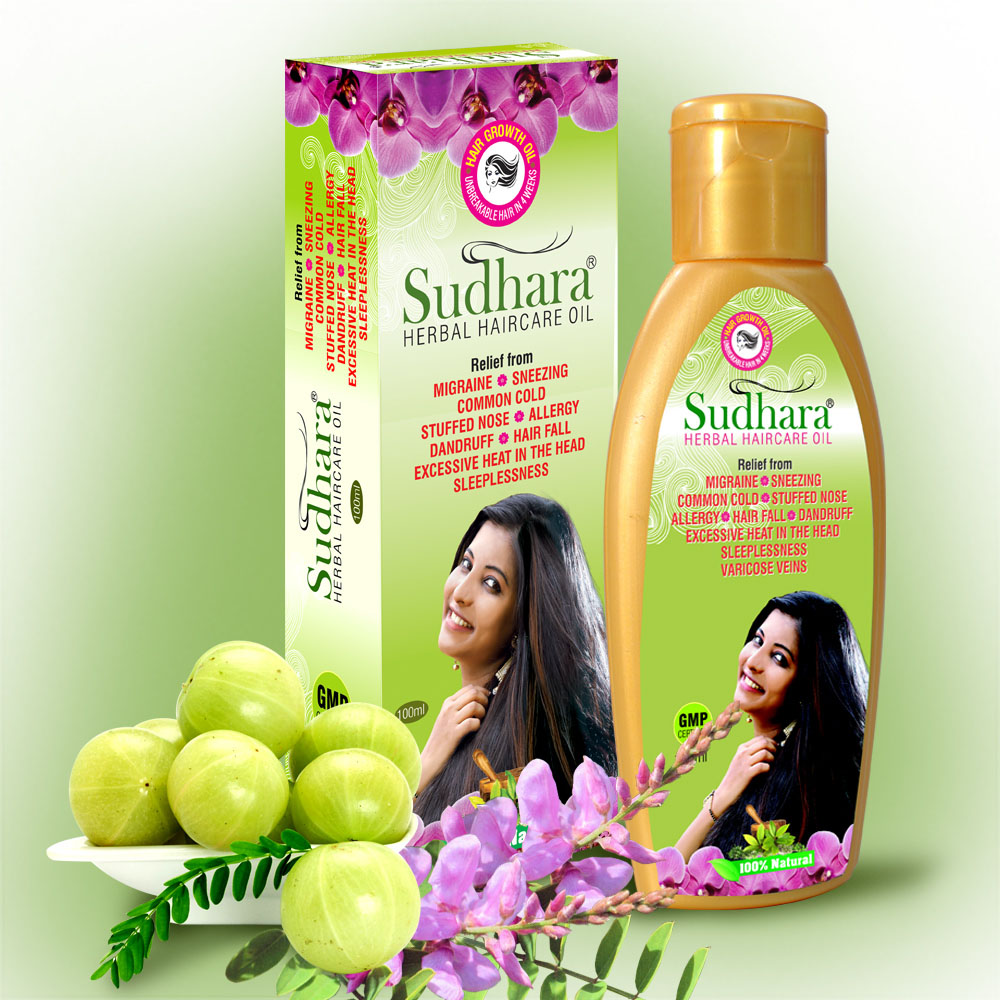 Sudhara Herbal Hair Care Oil (100ml) - Sudhara Herbals